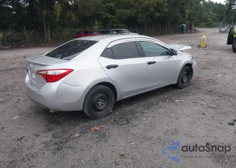 2016 Toyota Corolla Le z USA, uszkodzony, nr VIN 2T1BURHE8GC698620
